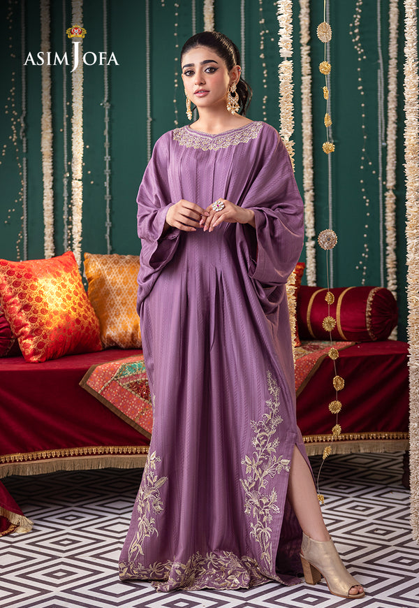 Purple Majesty: Stitched Viscose Jacquard Shirt