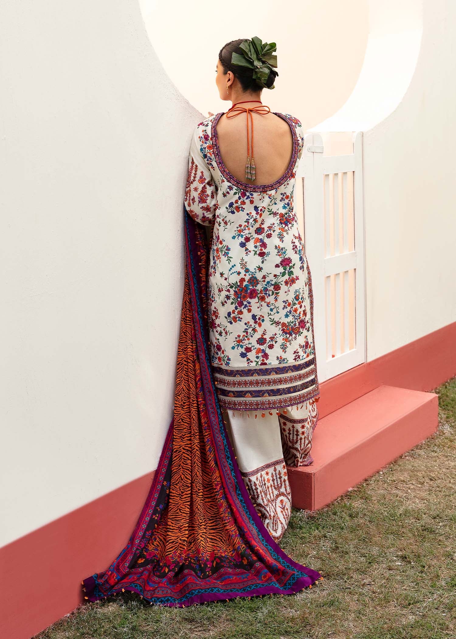 Embroidered Lawn Stitched 3pc.