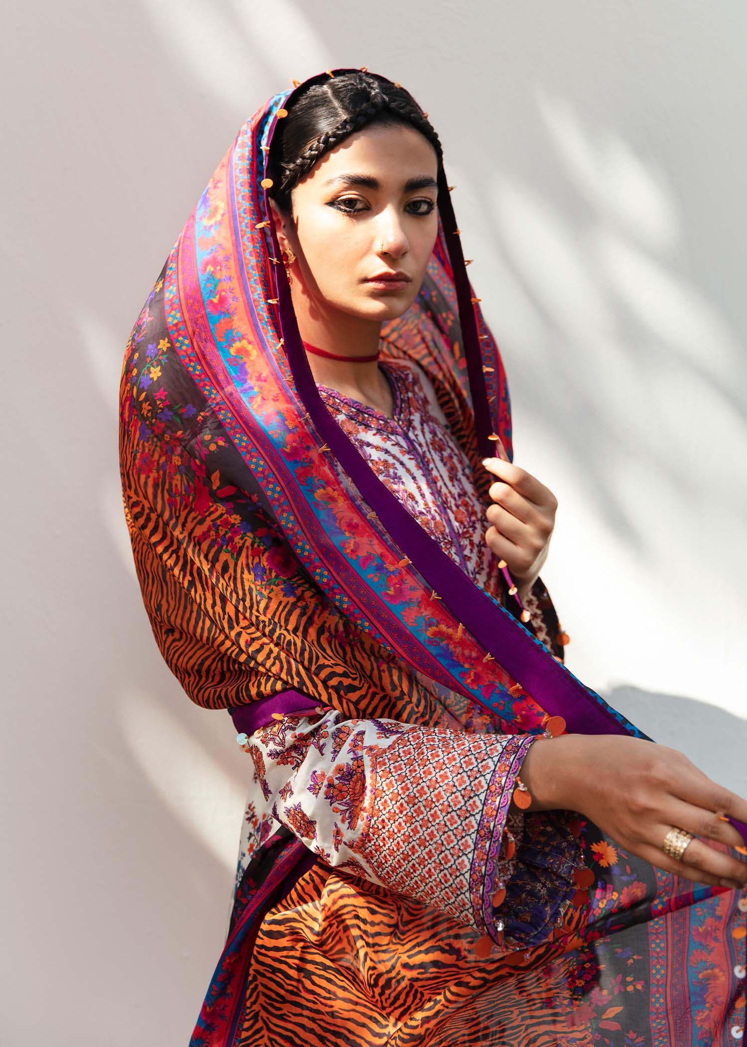 Embroidered Lawn Stitched 3pc.