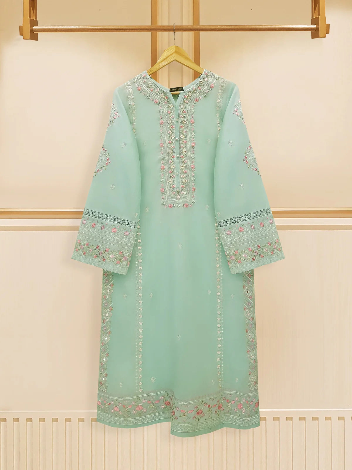 3 PIECE - EMBROIDERED SWISS VOILE SUIT