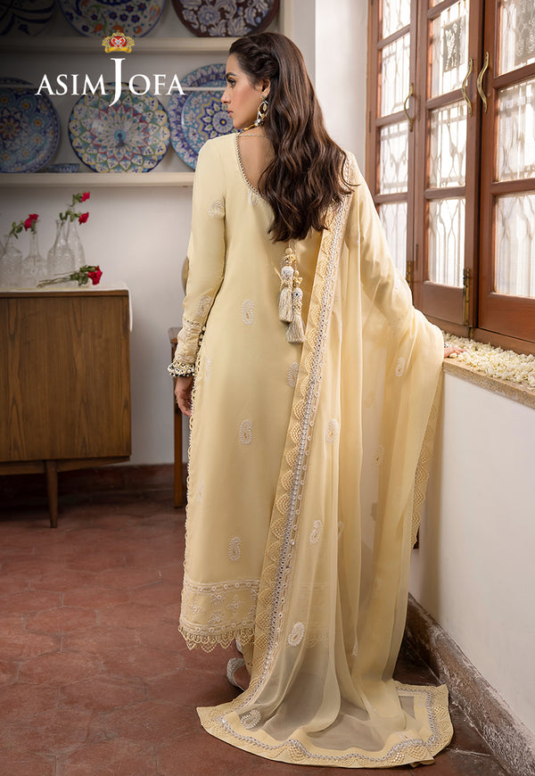 Zesty Yellow and Ivory Dream:  Shadow Work - Stitched Collection.