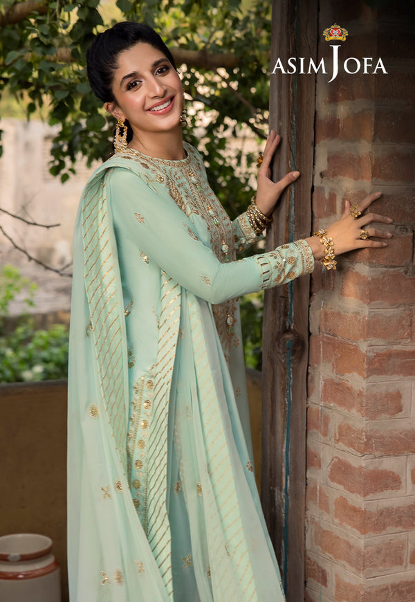 Mint Reverie: Asim Jofa's "Shadow Work" - stitched Collection.