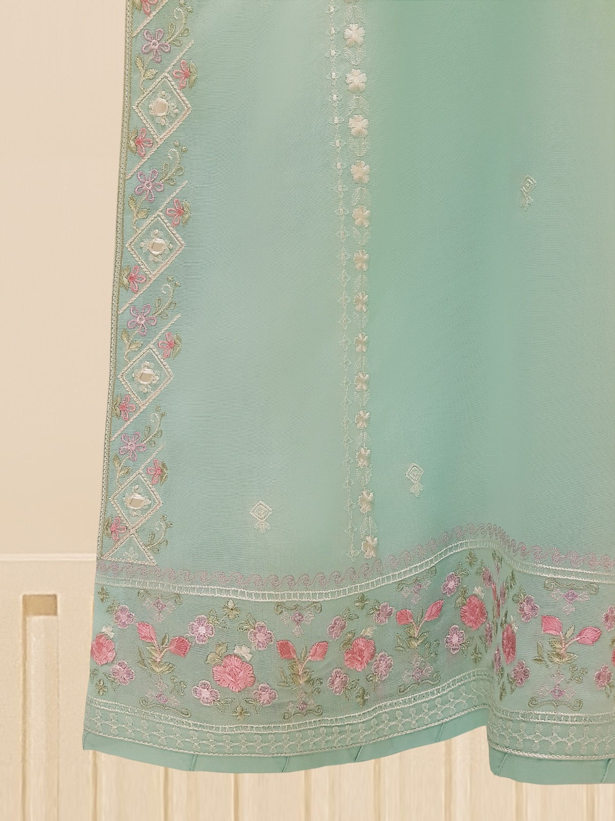 3 PIECE - EMBROIDERED SWISS VOILE SUIT