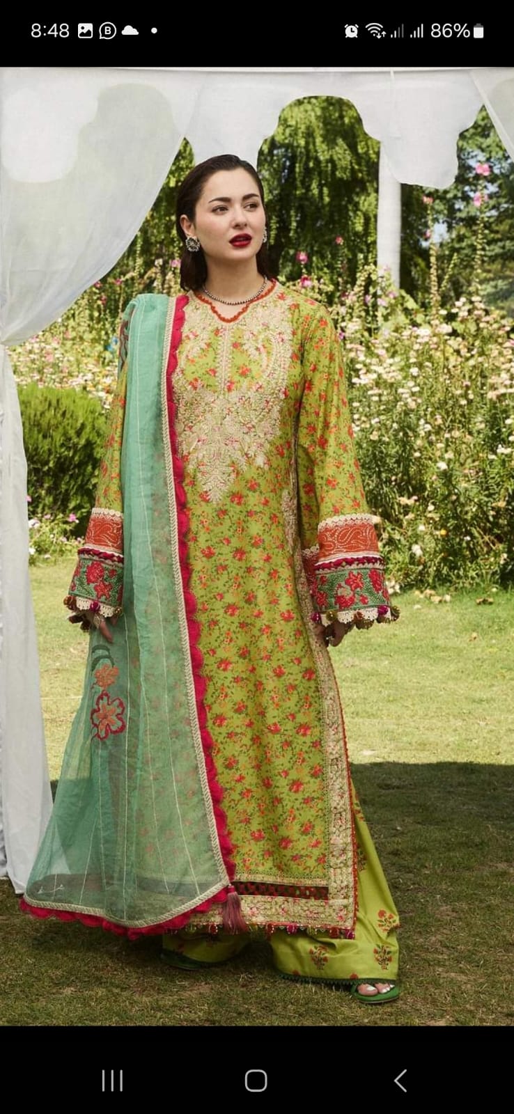 Hussain Rehar - Green Elegance Ensemble