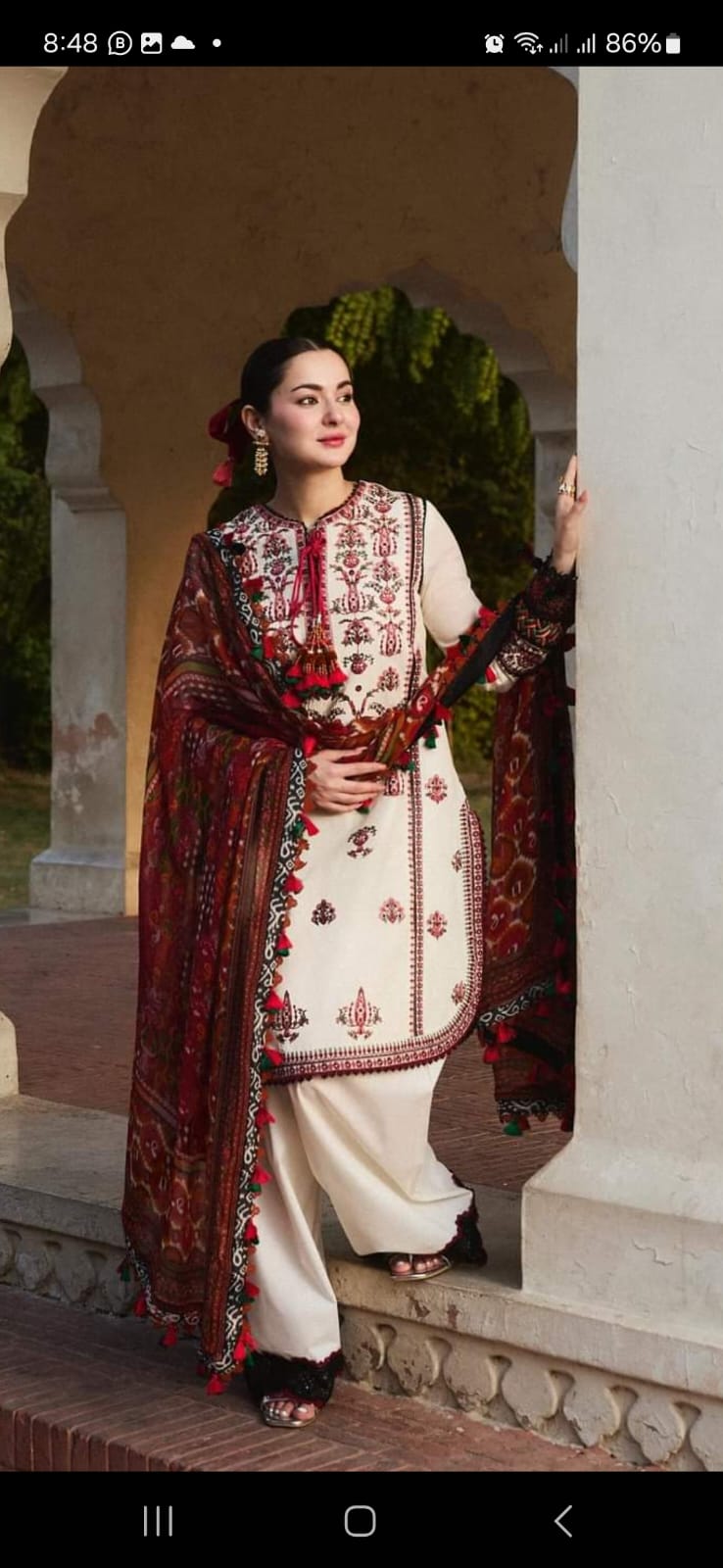 Hussain Rehar - Ivory Elegance Ensemble