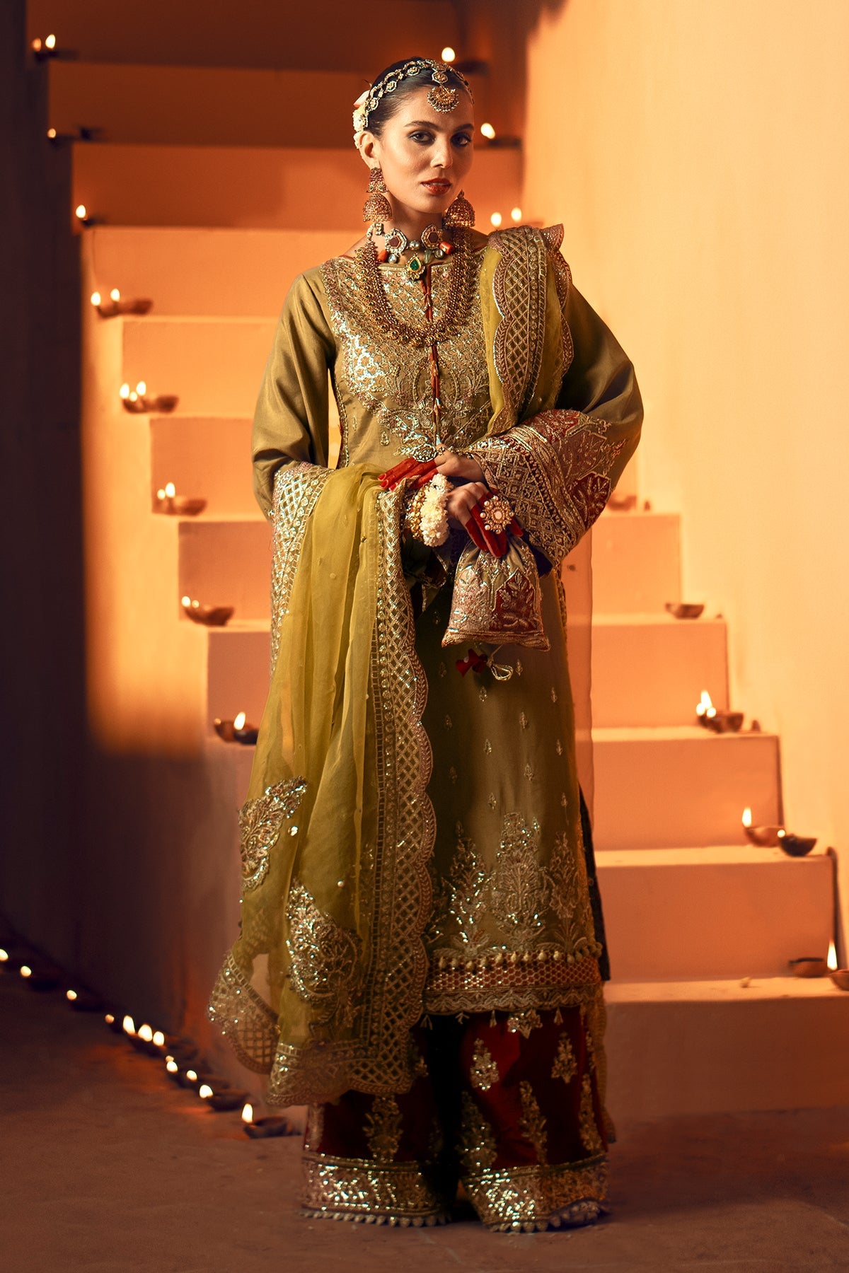 Barsat - AJR Couture Raw Silk Ensemble