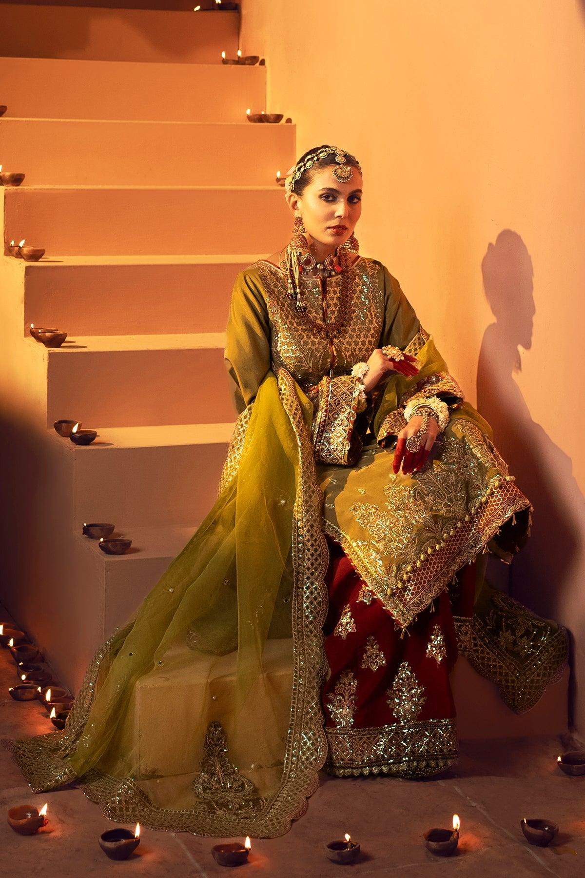 Barsat - AJR Couture Raw Silk Ensemble