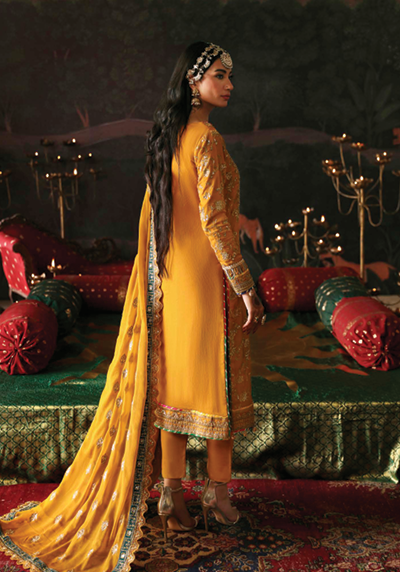 Roshan Jahan - Devdas Exquisite Formal Chiffon Ensemble