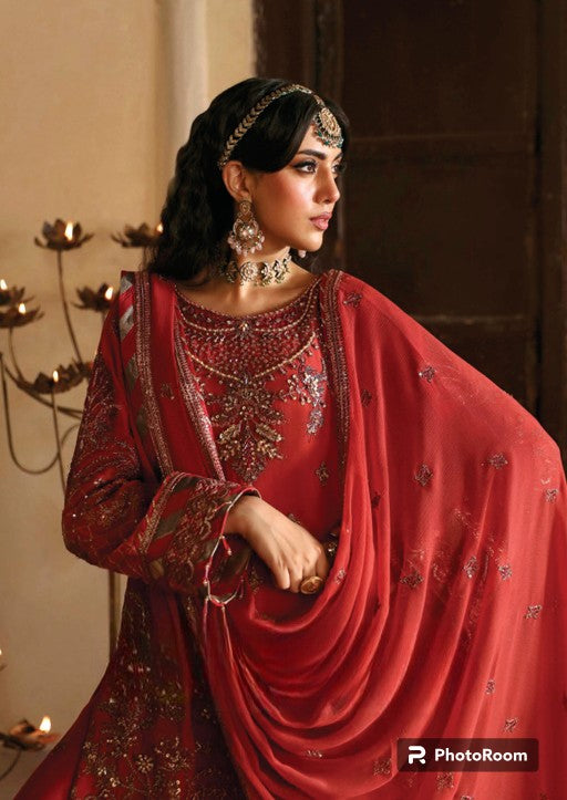 Koyal: Devdas Exquisite Chiffon Formal Ensemble