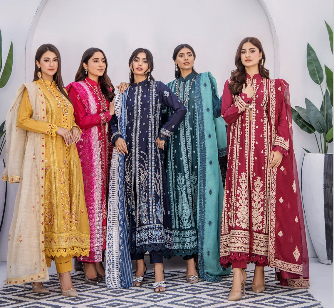 Eid Pret’24 Chapter-01 Collection-Blue