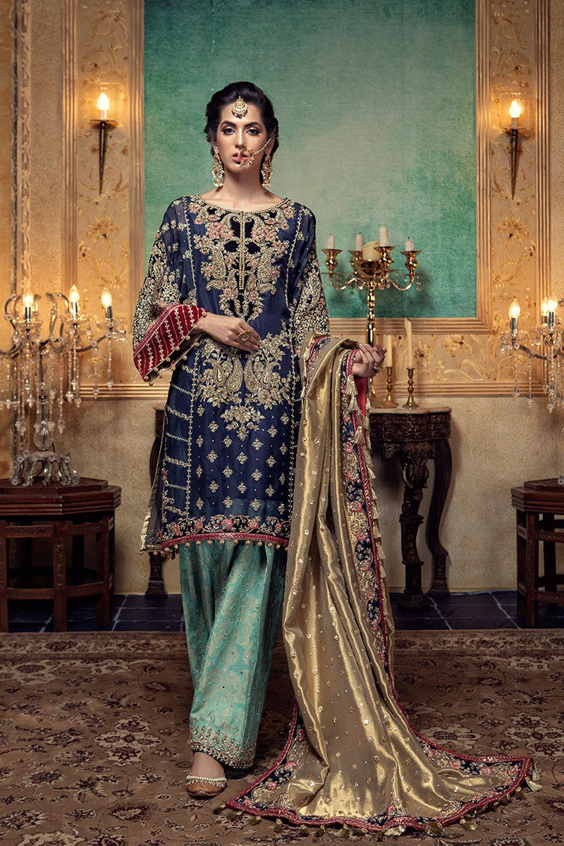 Darya-e-Noor -Chiffon 3-Piece Ensemble