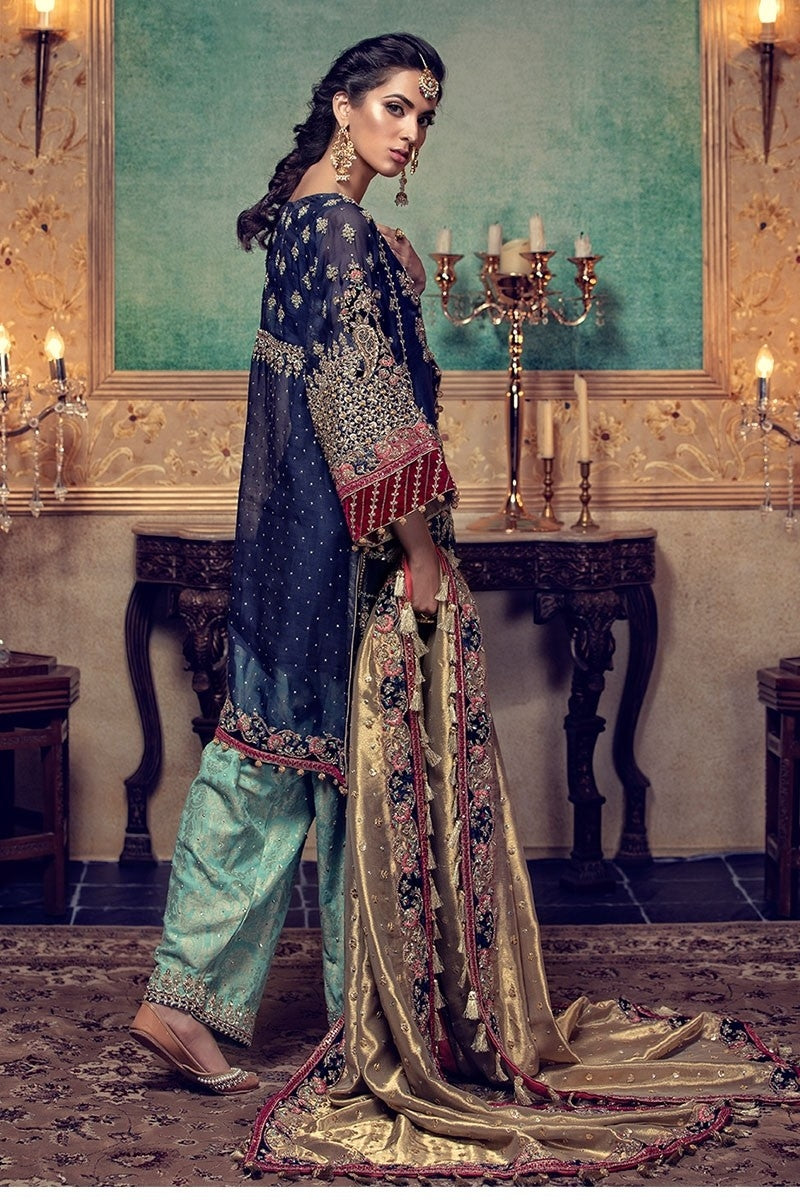 Darya-e-Noor -Chiffon 3-Piece Ensemble