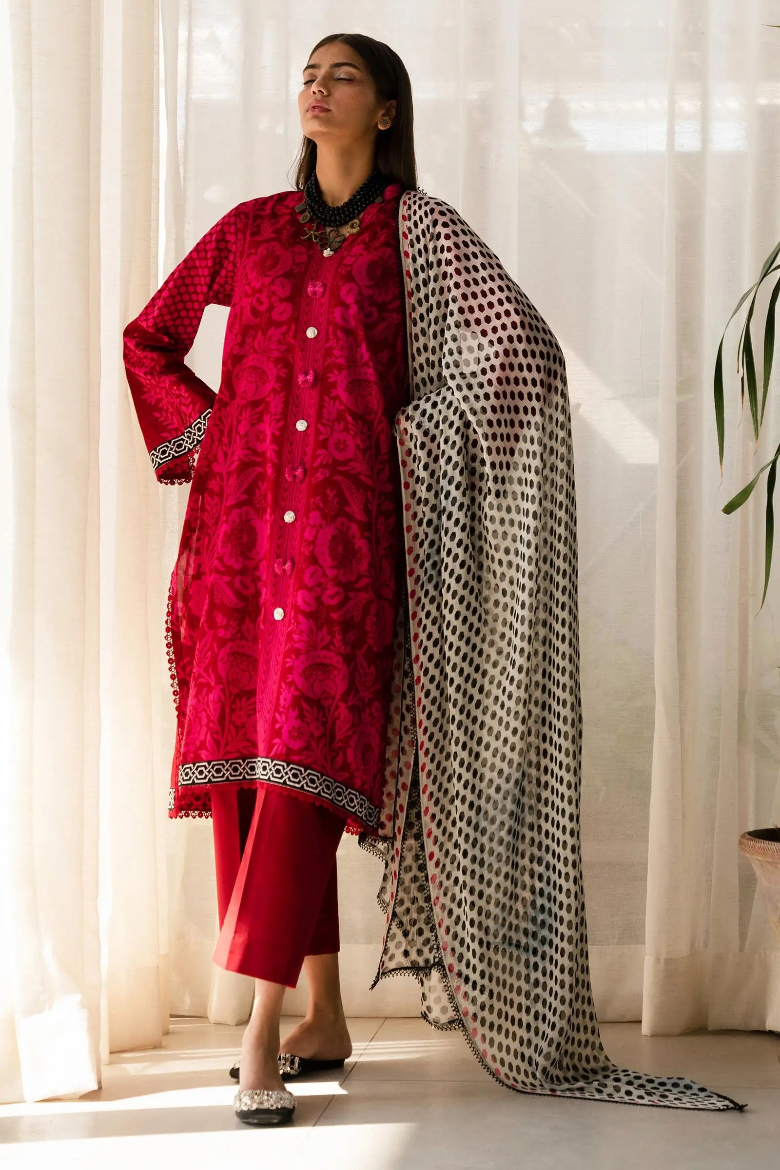 Sana Safinaz - Ottoman Geometric Bold Ensemble