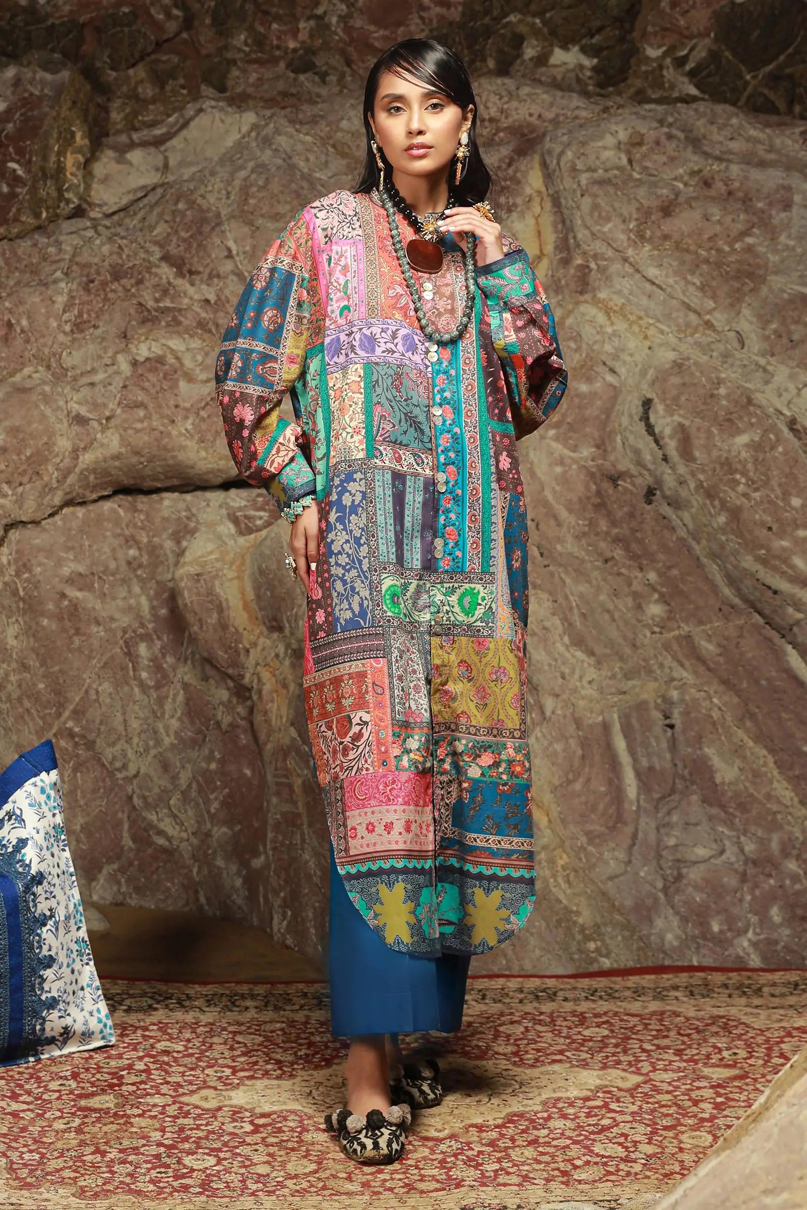 Sana Safinaz - Spring Patchwork Comfort Ensemble