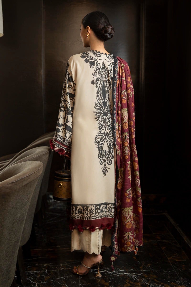 Paisley Serenade: Linen & Khaddar Ensemble Winter Collection