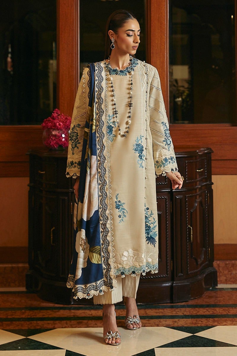 Sartorial Tale Winter collection unstitched with pashmina shawl.