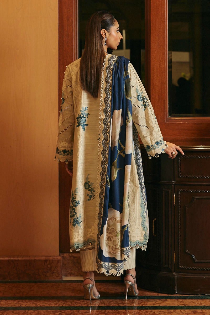 Sartorial Tale Winter collection unstitched with pashmina shawl.