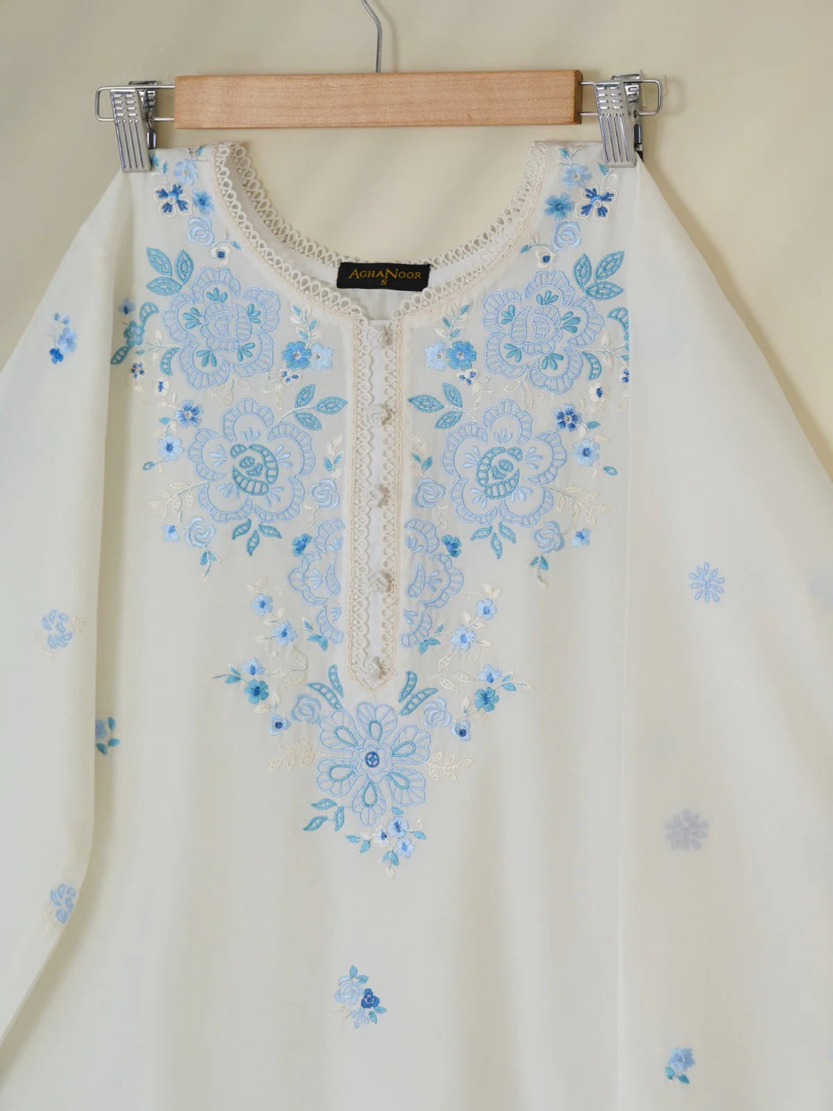 Embroidered Cambric Shirt S110376